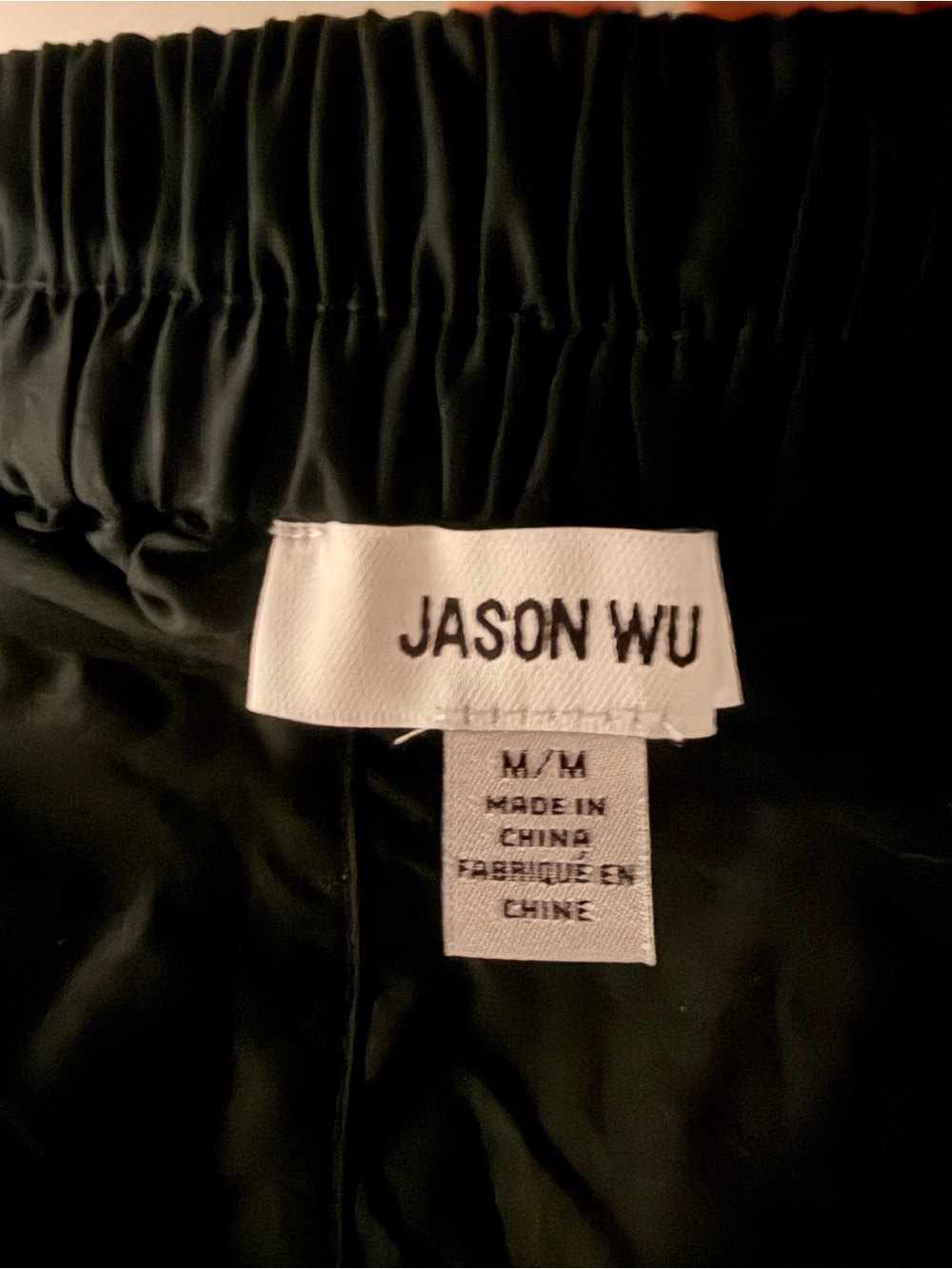 NWT Jason Wu Black White Embroidered Cotton Midi Skirt M $118 - Picture 6 of 6